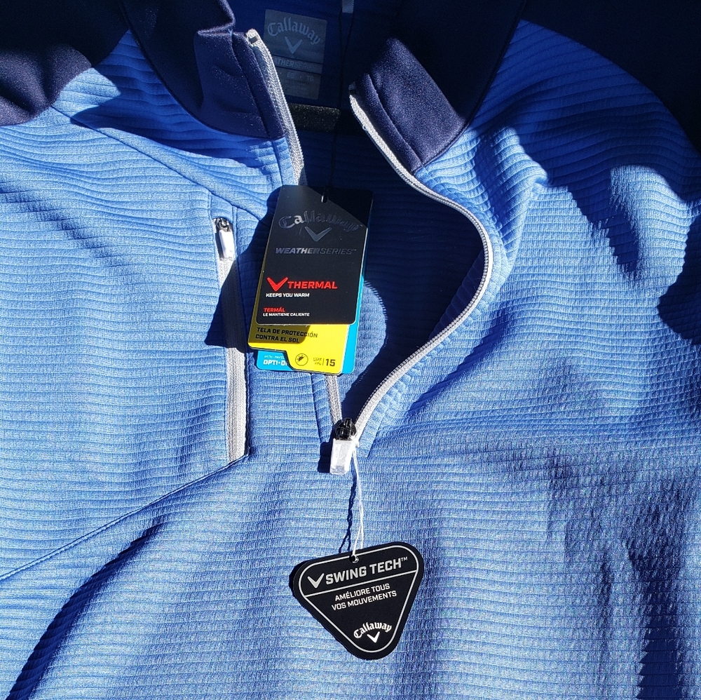 XL Callaway Weather Series Thermal Golf Pullover
